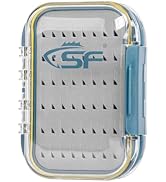 SF Small Waterproof Fly Box Double Sided Floating Fly Fishing Case Storage For Nymph Wet Dry Fly ...