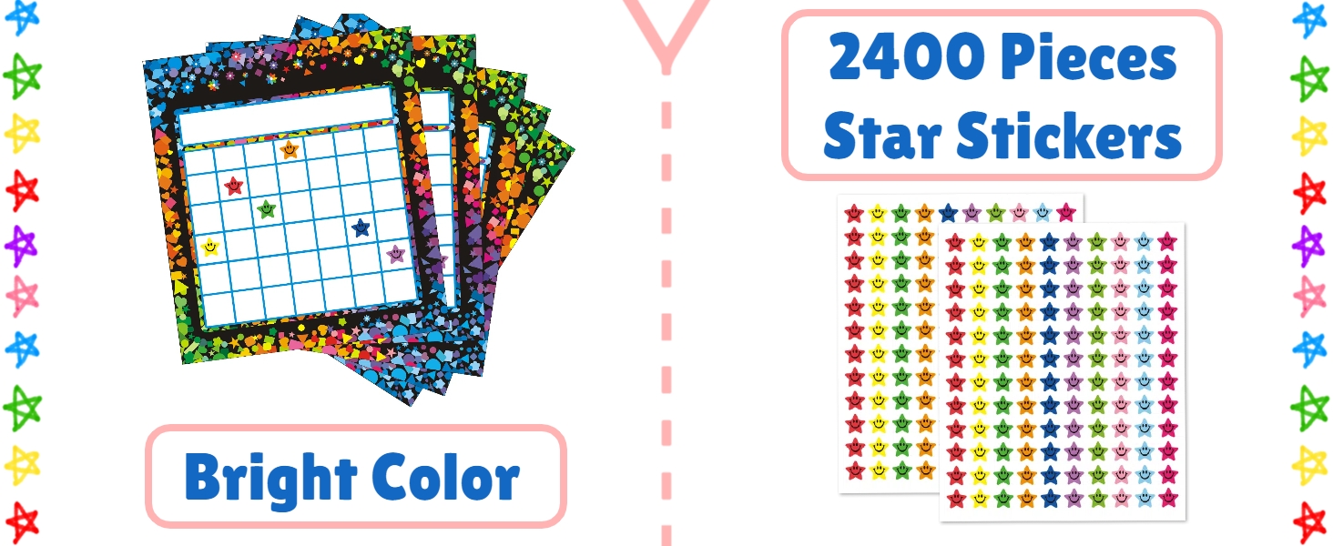 REGELETO 80 Pack Incentive Reward Chart