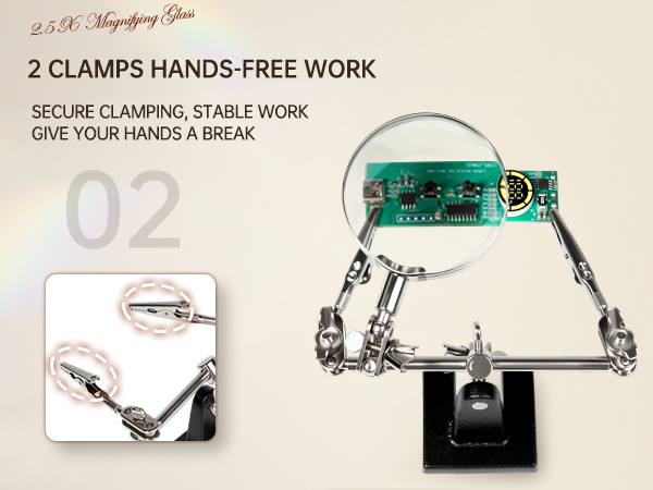 helping hands magnifier