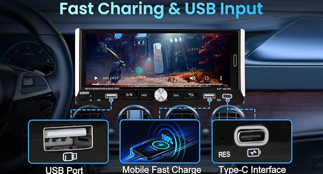 Single Din Car Radio