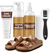 Jevvu Shoe Cleaning Kit Compatible with Birkenstock Sandals, 5-in-1 Shoe Care Kit with Footbed Cl...