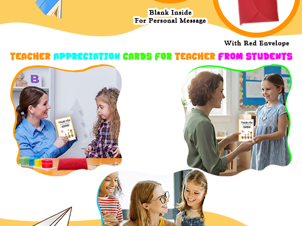 Teacher Appreciation Cards for Teacher from Students