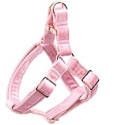 ARING PET Dog Halter Harness, Velvet Dog Harness, No Pull Dog Halter Harness, Adjustable Heavy Du...
