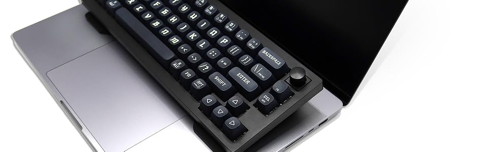 Dark Color Keyboard on Black
