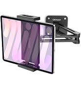 Urmust Tablet Wall Mount Holder for iPad, 360°Rotation Adjustable Tablet Stand Holder with Alumin...