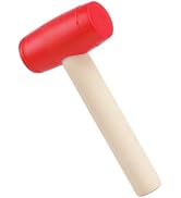 Waenerec 1Pcs Toy Hammer Simulation Wooden Hammers Plastic Toddler Hammer SmallPortable Kids Main...