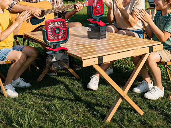 battery fan
