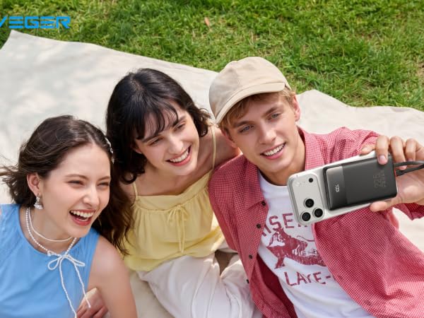 Compact Slim Power Bank, 22.5W Fast Charging, Airline Approved battery backup,