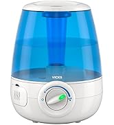 Vicks Filter-Free Ultrasonic Humidifier. #1 Brand Recommended by Pediatricians*. 1.2 Gal Ultrason...