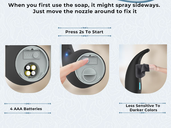 touchless soap dispenser