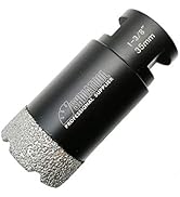 SHDIATOOL Diamond Core Drill Bits 1-3/8 Inch for Porcelain Ceramic Tile Marble Brick Vacuum Braze...