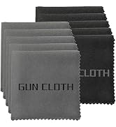 10 Pack Microfiber Gun Cleaning Cloth, 12"x12" Lint Free Gun Cleaning Rags, Reusable Microsuede C...