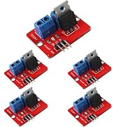 hiBCTR 5pcs IRF520 MOSFET Driver Module: 0-24V 5A Switch for Arduino, Raspberry Pi & ARM MCU?