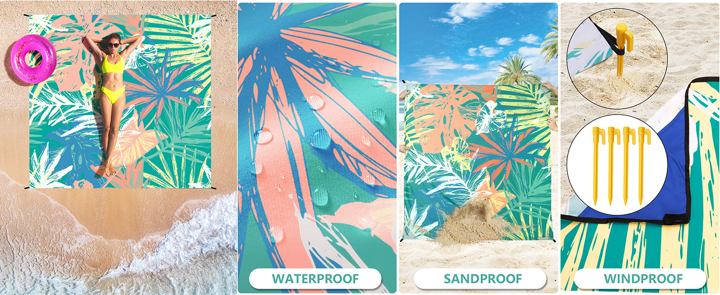 multifunctional beach mat
