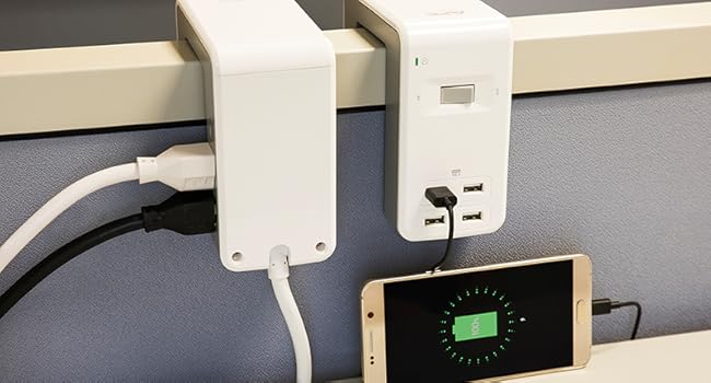 PE6U4W SurgeArrest on a cubicle wall