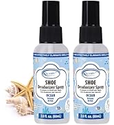 Air Jungles Shoe Deodorizer Spray, Ocean Scent- 2 fl oz (Pack of 2), Odor Eliminator for Sneaker,...