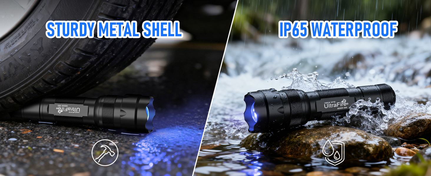 STURDY METAL SHELL