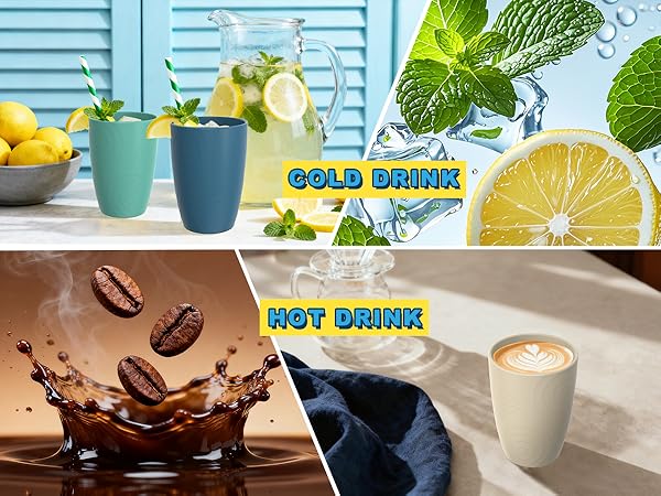 cups set plastic cups set of 6 cups reusable cups plastic reusable cups kitchen cup set of 6 6 cups