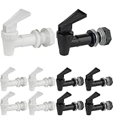 10 Sets Replacement Cooler Faucet, Reusable Plastic Spigot for Beverage Dispenser Parts, Outdoor ...