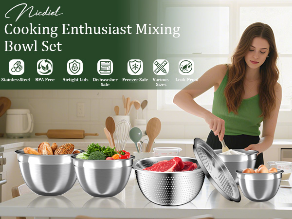 mixing bowls