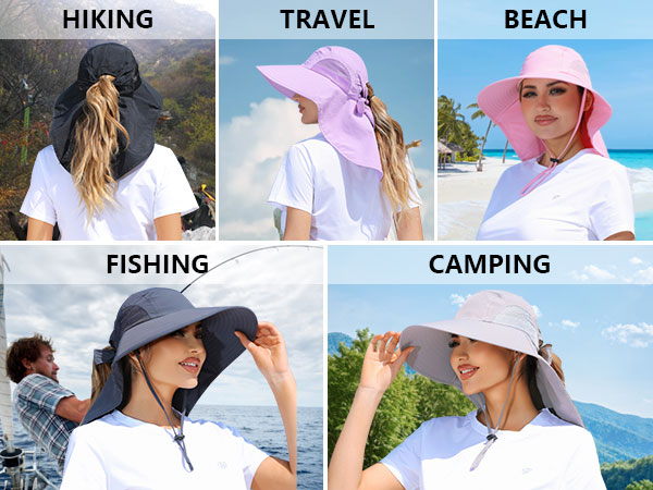 wide brim hats for women