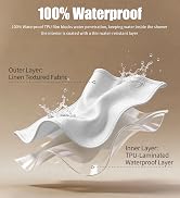 2-in-1 Fabric Shower Curtain