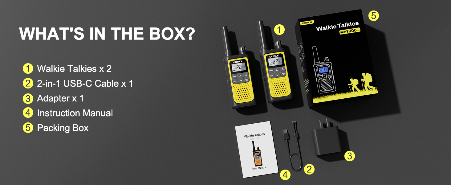 walkie talkies long range