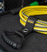extension cord organizer with grommet