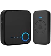 FOVKSUC Wireless Doorbell, Waterproof Door Bell with 60 Chimes, 5 Levels Volume and LED Flash, 10...