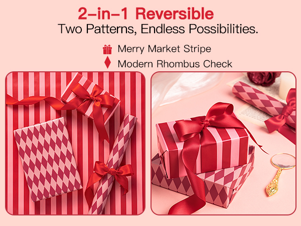 Reversible Wrapping Paper