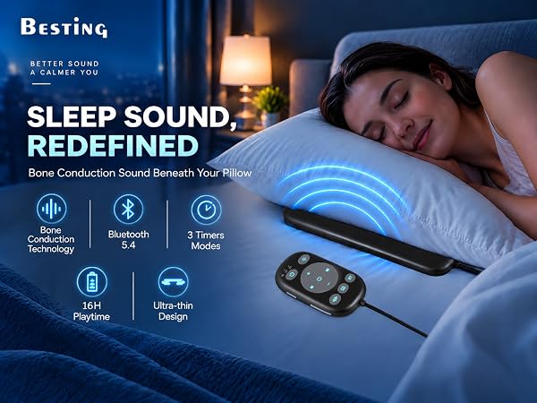 Under Pillow Bone Conduction Speaker