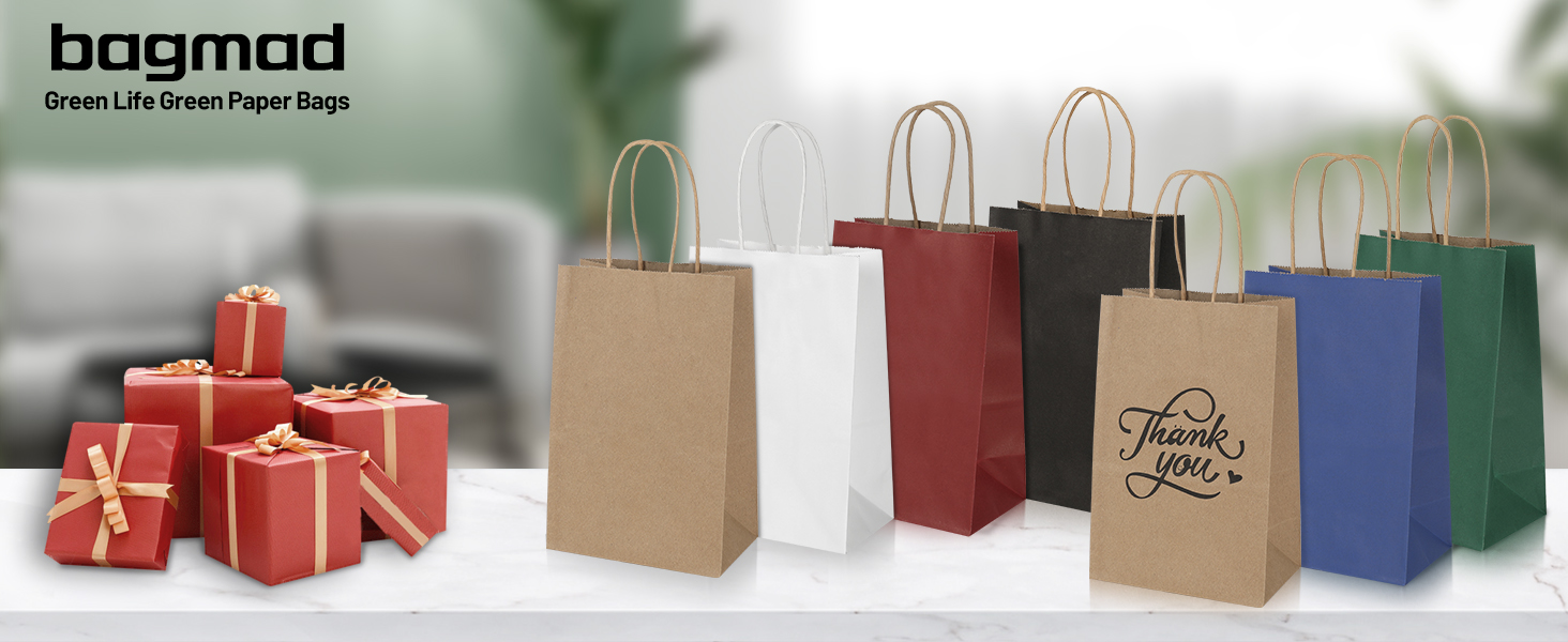 Small Paper Bags with Handles