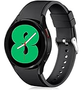 Lerobo No Gap Band Compatible for Samsung Galaxy Watch 4 Band & Galaxy 5 Band 44mm 40mm/Watch 5 P...