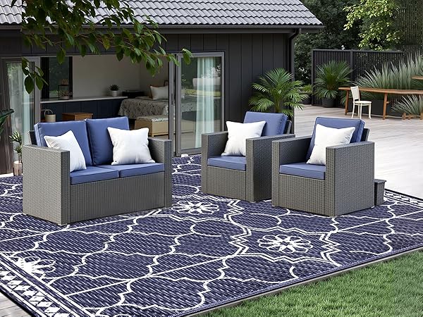 outdoor rug with lights