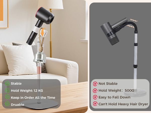 blow dryer holder