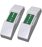 Xiaoyztan 2 Pcs Exit Release Button Switch Resettable Push-to-Exit Door Switch for Access Control...