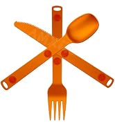 Magnetic Camping Utensils Set, Portable & Reusable Metal Travel Flatware, Camping Cutlery Set,Kni...