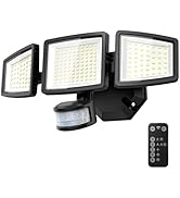 PURICH LED Security Lights Motion Sensor Light Outdoor, 6500LM, 6500K, Waterproof, Flood Light Ou...