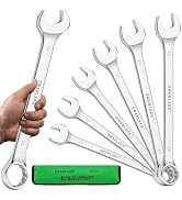 6-Piece Metric Wrench Set, Large Wrench Set Metric and Standard, 23mm, 24mm, 26mm, 27mm, 30mm, 32...