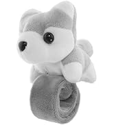 Toyvian Pop Circle Bracelet Huggers Slap Bracelet Dog Slap Plush Stuffed Dogs for Kids Animals fo...