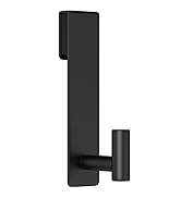 WUIVIUT T-Shape Heavy-Duty Stainless Steel Over The Glass Door Hooks - Frameless Glass Door Hooks...
