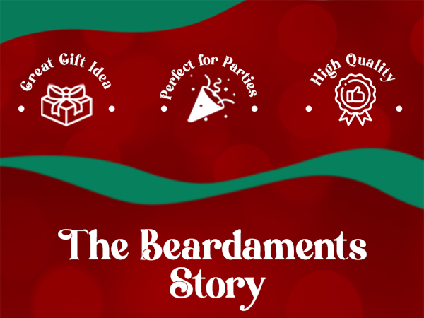 holiday Christmas beards earrings hair ornament lights decoration parties