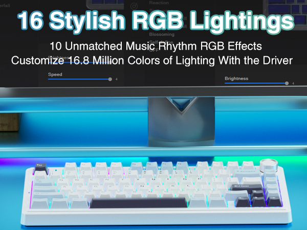 75 percent tkl mechanical gaming keyboard wireless custom keyboard compact hotswap keyboard