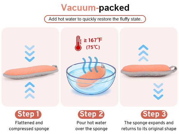 Vacuum-packed, add hot water to quickly restore the fluffy state