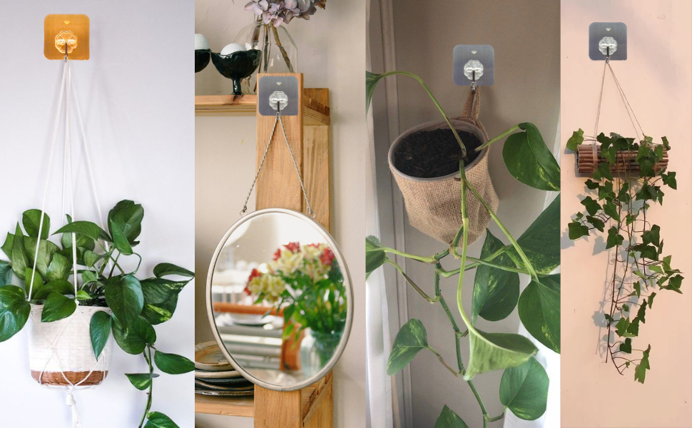 HANG PLANTERS AND MIRRORS WITH KLAPiT SUPER HOOKS