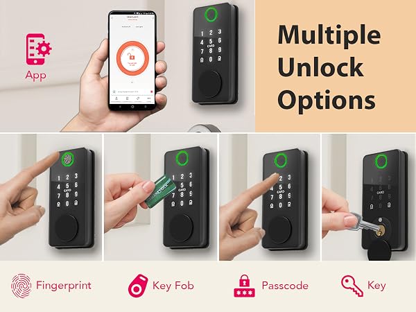 multiple unlock options