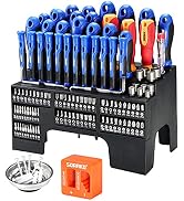 Screwdriver Set, 118-Piece Magnetic Screwdriver Set with Plastic Racking, SORAKO Precision Screwd...