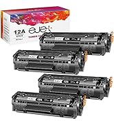 12A Q2612A - ejet Compatible Toner Cartridge Replacement for HP Q2612 12A Toner Cartridge for HP ...