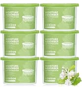 CLEVAST Moisture Absorber Boxes 6 Pack, 12 Oz Dehumidifier for Closet & Bathroom, Humidity Absorb...