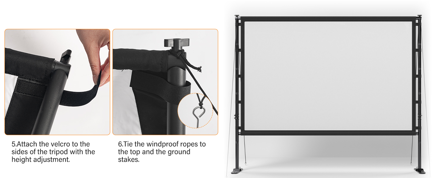projector screen stand